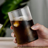 Stripped Plain Water Glass (Pack Of 6)